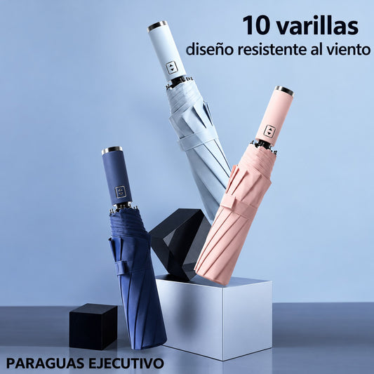 ☂️ Paraguas Automático Premium | Protección UV y Diseño Compacto