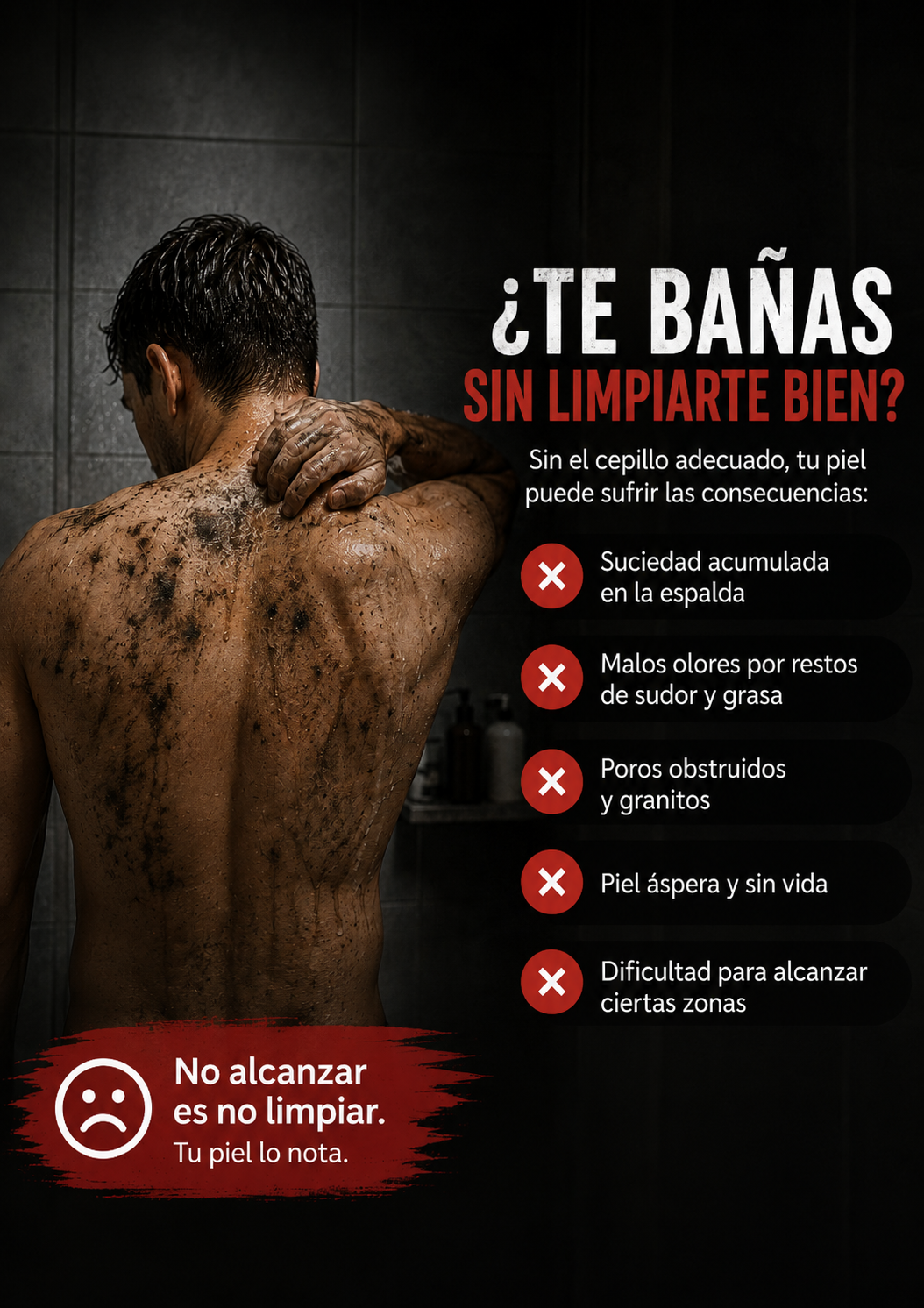 💙 ¡LIMPIEZA TOTAL PARA TU ESPALDA! Exfoliante Premium de Silicona🚿